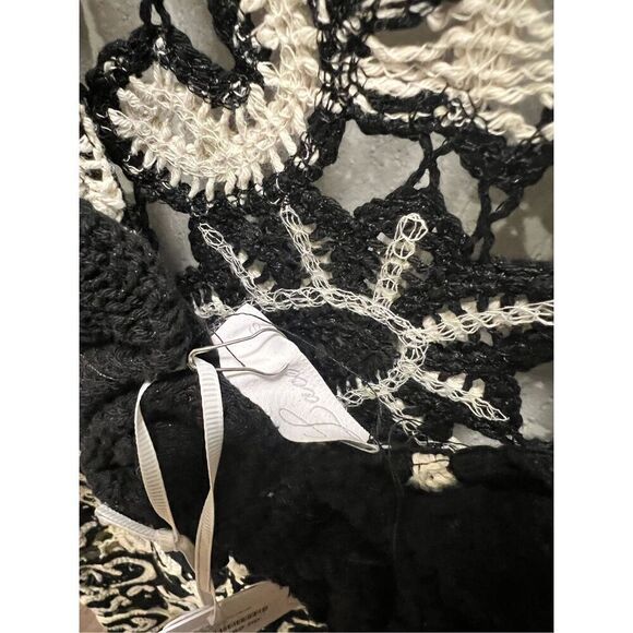 LACE THE LABEL TRIC DRESS SAND - BLACK  Size S NWT $790 - Picture 6 of 7